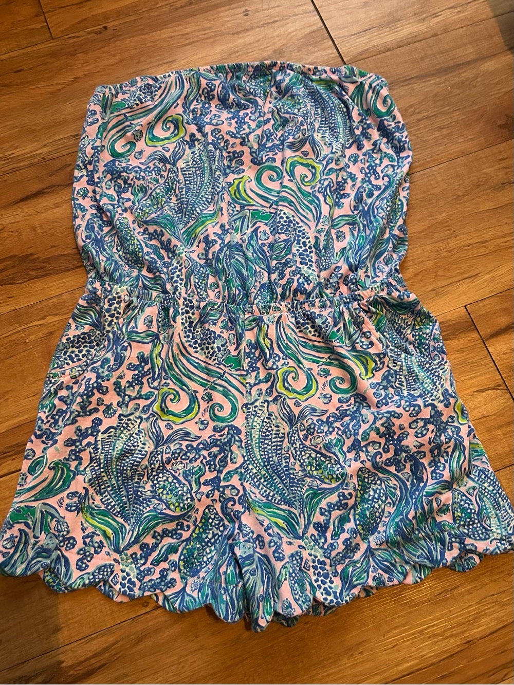 Lilly Pulitzer One-Piece Jace Romper in Pink Floral Print